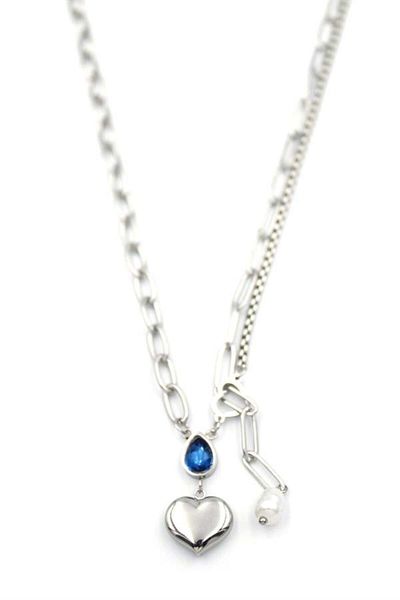 Royaleks Heart Necklace - Silver