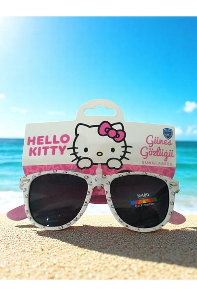 Hello Kitty Licensed Ultraviolet Protection Children's Sunglasses, CE Certified. Licensed by Mattel.