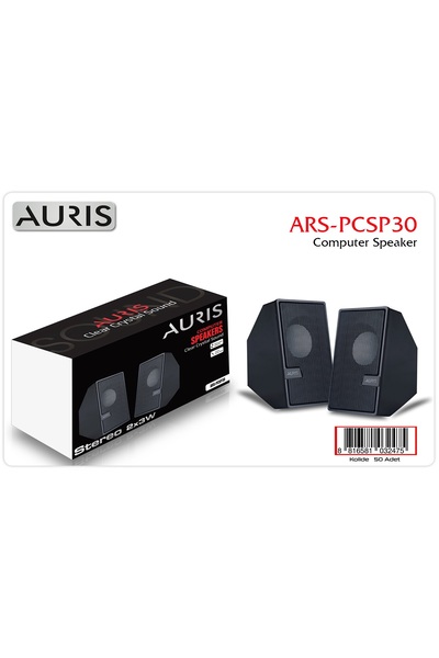 Auris PCSP30 USB Güç Girişli 2.0 Stereo Bilgisayar Hoparlörü