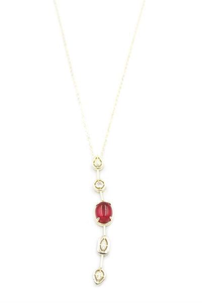 MR RZN STORE Element Necklace - Red