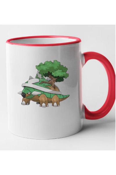 OEM Talonflame personalized red handle mug, INOVATIX®. 330ml