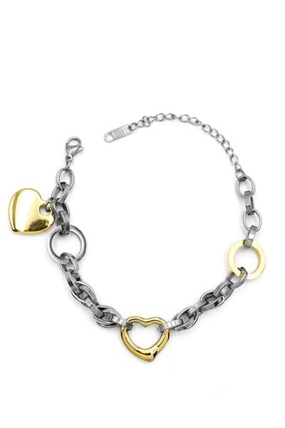 MR RZN STORE Heart Bracelet - Silver