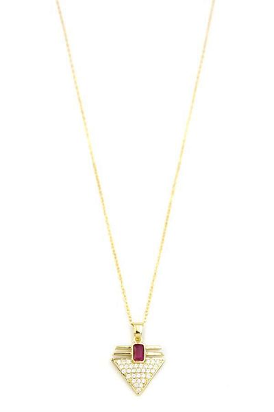 Royaleks Çelik serenay necklace - red