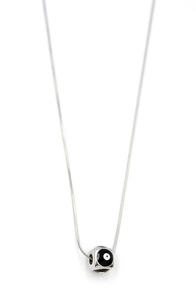 MR RZN STORE Evil Eye Necklace - Silver