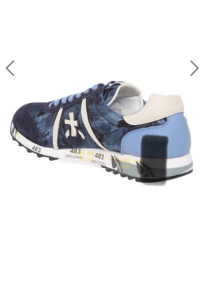 Premiata Men's Leather Sneaker with Logo