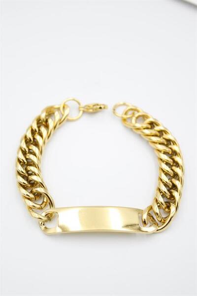 Generic Brand Plate Chain Bracelet - Gold