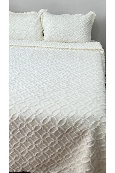 lusso stile Luzia Çift Kişilik Yatak Örtüsü 250x260 ve 2 adet yastık kılıfı