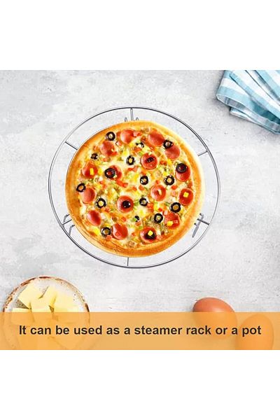 Generic Multi-purpose stainless steel steamer rack