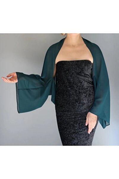 MERİT FASHION Şifon Şal Bolero