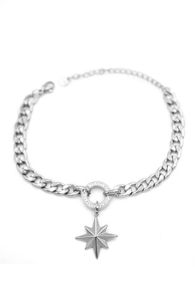 MR RZN STORE North star bracelet - silver