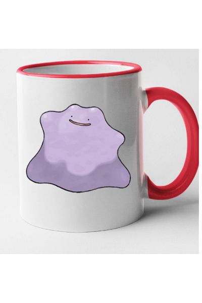 OEM Personalized Blissey red handle mug, INOVATIX®. 330 ml