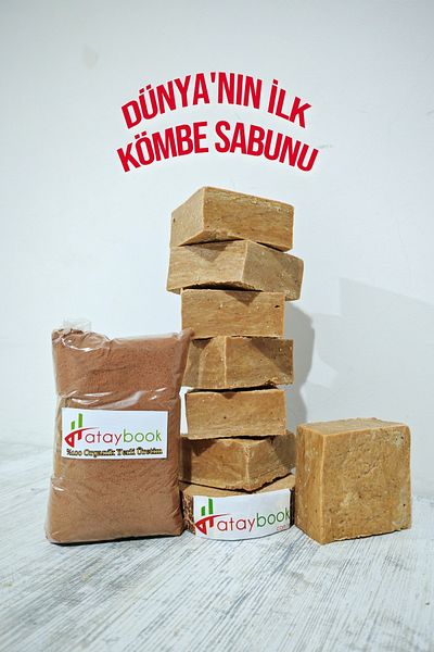 Hataybook 900Gr Organic Kömbe Soap - 7 Pieces