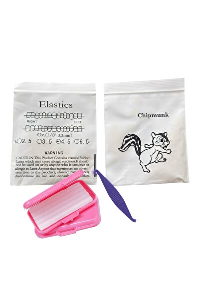 First Class Diş Teli Lastiği 1/8 4.5 oz Chipmunk Ağıziçi Lastik-Ortodonti Lastiği Takma Aparatı Ortodonti Mumu