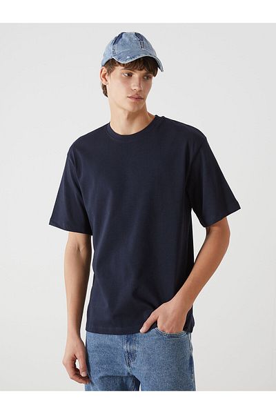 LC Waikiki Ανδρικό T-Shirt από βαμβακερό χτενισμένο λαιμό