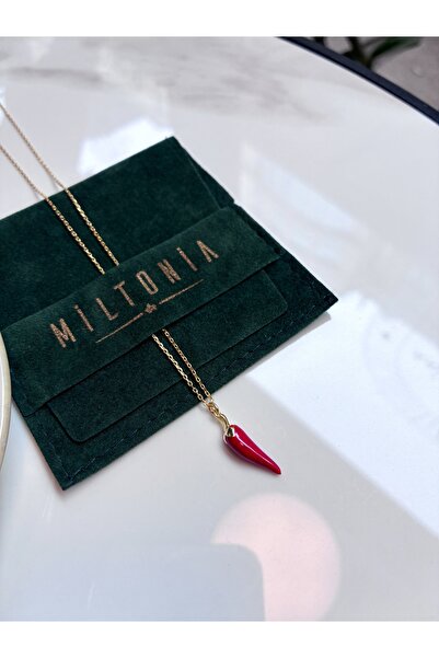 Miltonia 925s Gümüş Biber Kolye