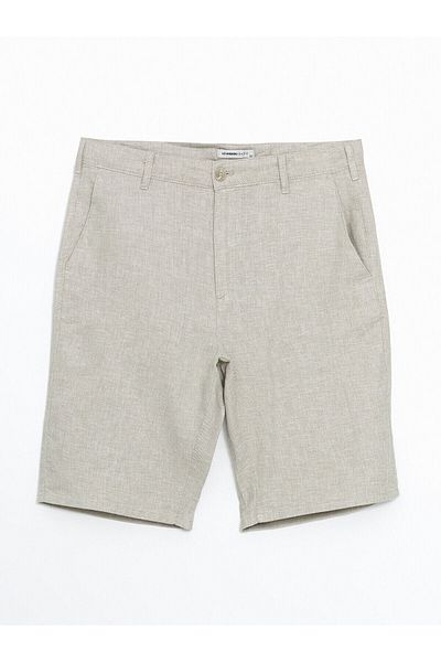LC Waikiki Ανδρικό σορτς Standard Mold Linen Blend