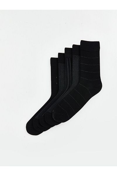 LC Waikiki Patterned Bamboo Men's Socks 5 Pack