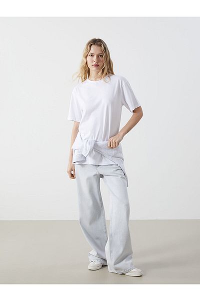 LC Waikiki Tricou pentru damă cu gât crew