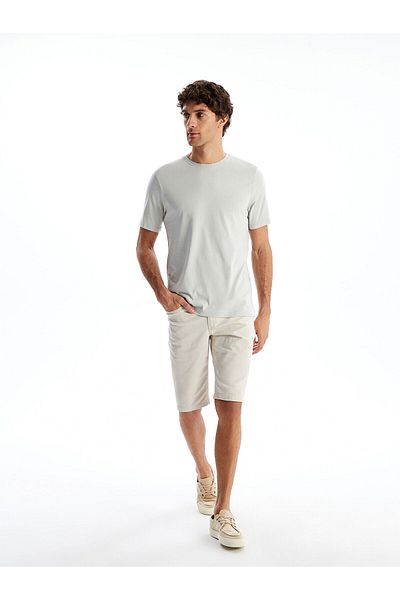 LC Waikiki Crew Neck Combed Cotton Men's T-Shirt