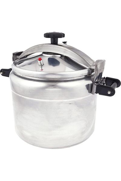 ALSAIF Aluminum Pressure Cooker, 25L – Silver