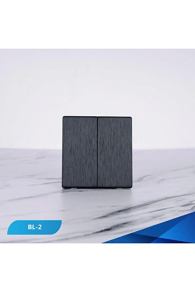 Btm مفتاح ربط، 2 برغي، بيانو خشبي أسود - 3 قطع