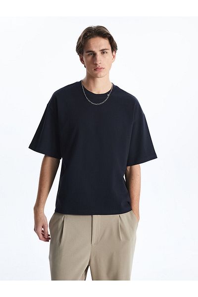 LC Waikiki Ανδρικό T-Shirt από βαμβακερό χτενισμένο λαιμό