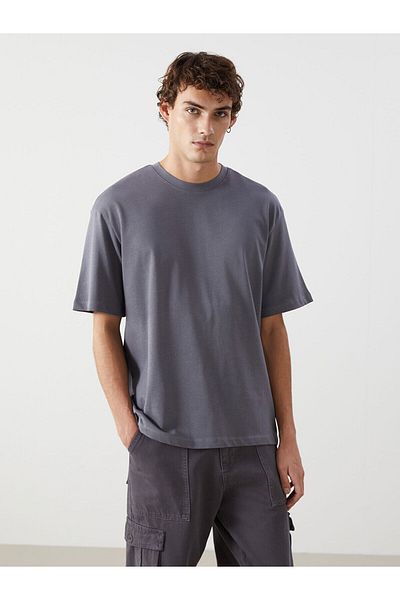 LC Waikiki Ανδρικό T-Shirt από βαμβακερό χτενισμένο λαιμό