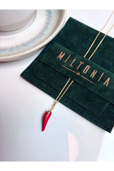 Miltonia 925s Gümüş Biber Kolye