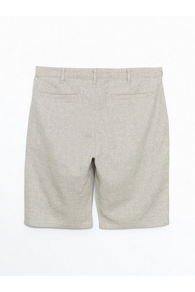 LC Waikiki Ανδρικό σορτς Standard Mold Linen Blend