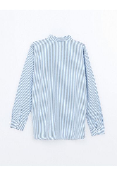 LC Waikiki Cămașă pentru bărbați în dungi cu mânecă lungă, slim fit