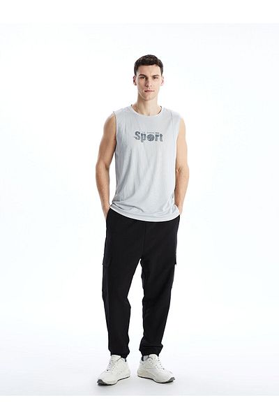 LC Waikiki Crew Neck Printed Men's Sleeveless T-Shirt