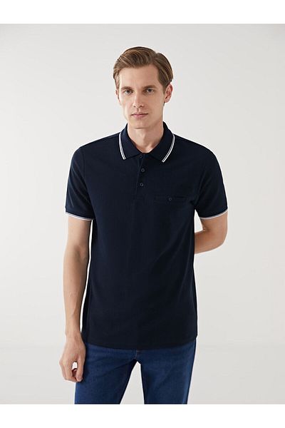 LC Waikiki Ανδρικό μπλουζάκι με κοντό μανίκι Polo λαιμόκοψη