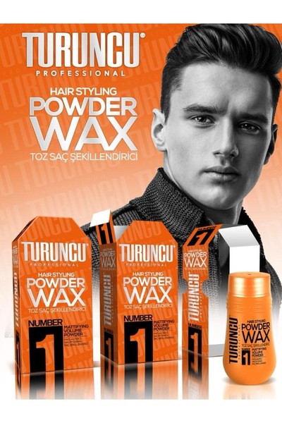 Turuncu Powder Wax Matlaştırıcı Toz Saç Şekillendirici