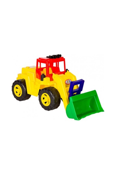 abnturk Süper Dev Kepçe Oyuncak İş Makinesi Büyük Boy Dozer Kepçe 63cm