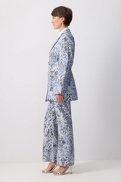 Touché Privé SET PANTALON JACHETA DETALIATA CREAȚA CU MODEL