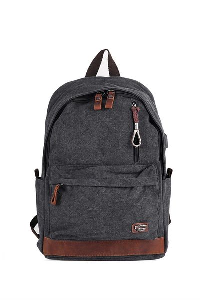 ÇÇS Canvas Backpack with Laptop Compartment