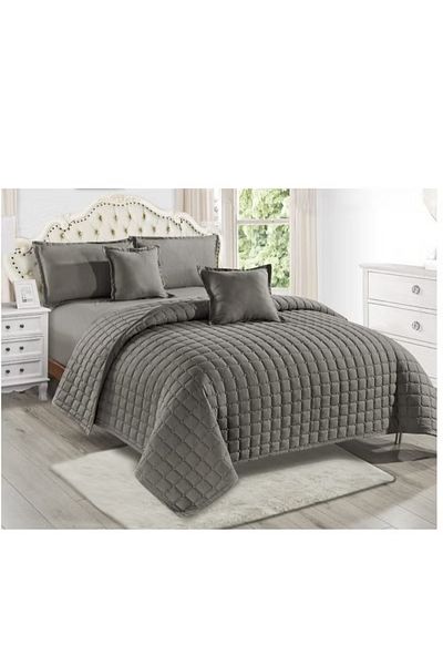 Moon 4-piece plain single duvet cover set