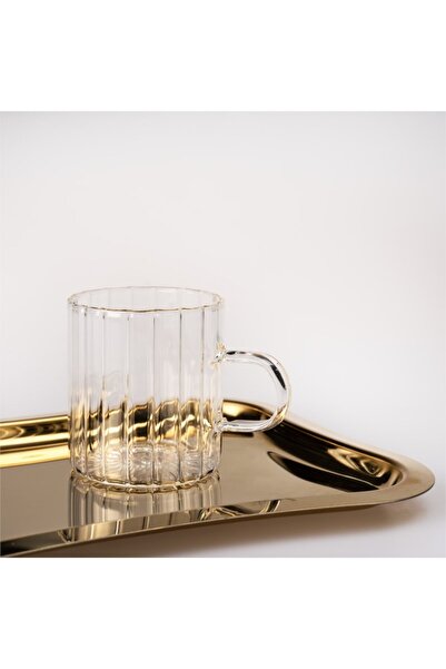 Hinora Glass Mug with Handle 150 ml 6,5X8X7Cm Single