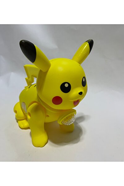 abnturk Işıklı Müzikli Sesli Yürüyen Pikachu Pilli Sevimli Hareketli Eğlencel...