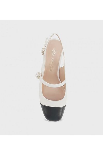 Nine West Nine West Enta Cap Toe Slingback Mary Jane Pumps
