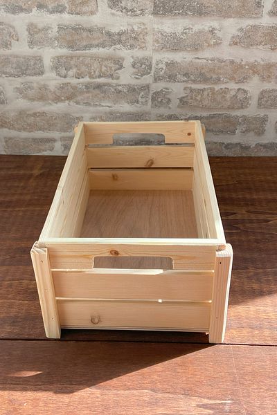 ayfiwood 1Pc Multipurpose Wooden Storage Basket-Box, In-Cabinet Laundry Kids Room Toy Organizer