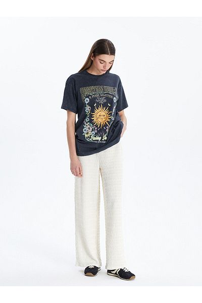 LC Waikiki Crew Neck Printed Women's T-Shirt