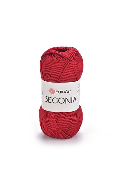 Yarnart Begonia - Mercerized Hand Knitting Thread Dark Red-5020
