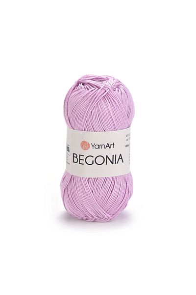 Yarnart Begonia - Mercerized Χέρι Πλεκτό Νήμα Ανοιχτό Λιλά-5049