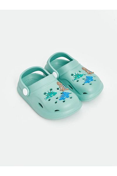 LC Waikiki Lcw Steps Green Printed Boys Beach Sandals
