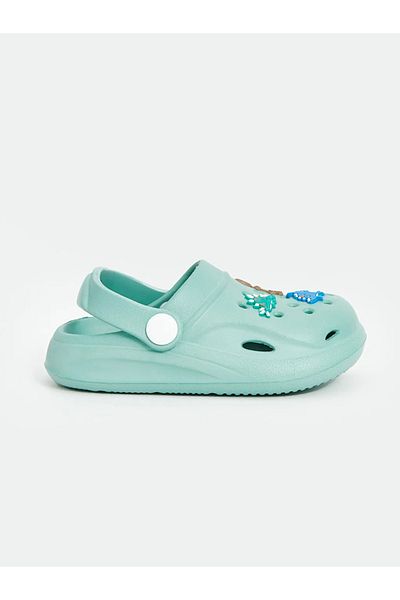 LC Waikiki Lcw Steps Green Printed Boys Beach Sandals