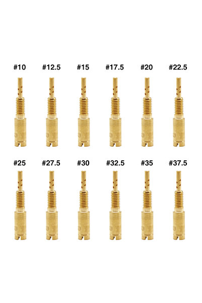Choice1 A01 ZSDTRP 12/24 قطعة فوهات تجريبية لكاربراتير ميكوني، فوهة بطيئة لمك...