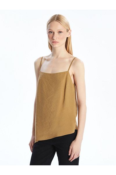 LC Waikiki Square Neck Strap Modal Blended Blouse