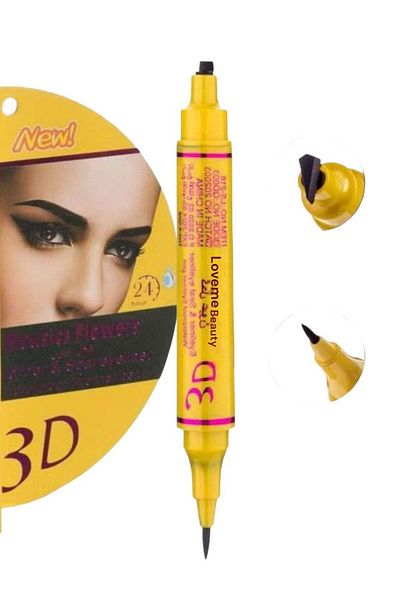 Beauty Lafmi Beauty Double Liquid Eyeliner Pen with Stamping Tool