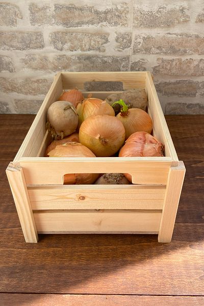 ayfiwood 1 Piece Potato Onion Holder - Multi-Purpose Vegetable Storage Box - Vegetable Organizer